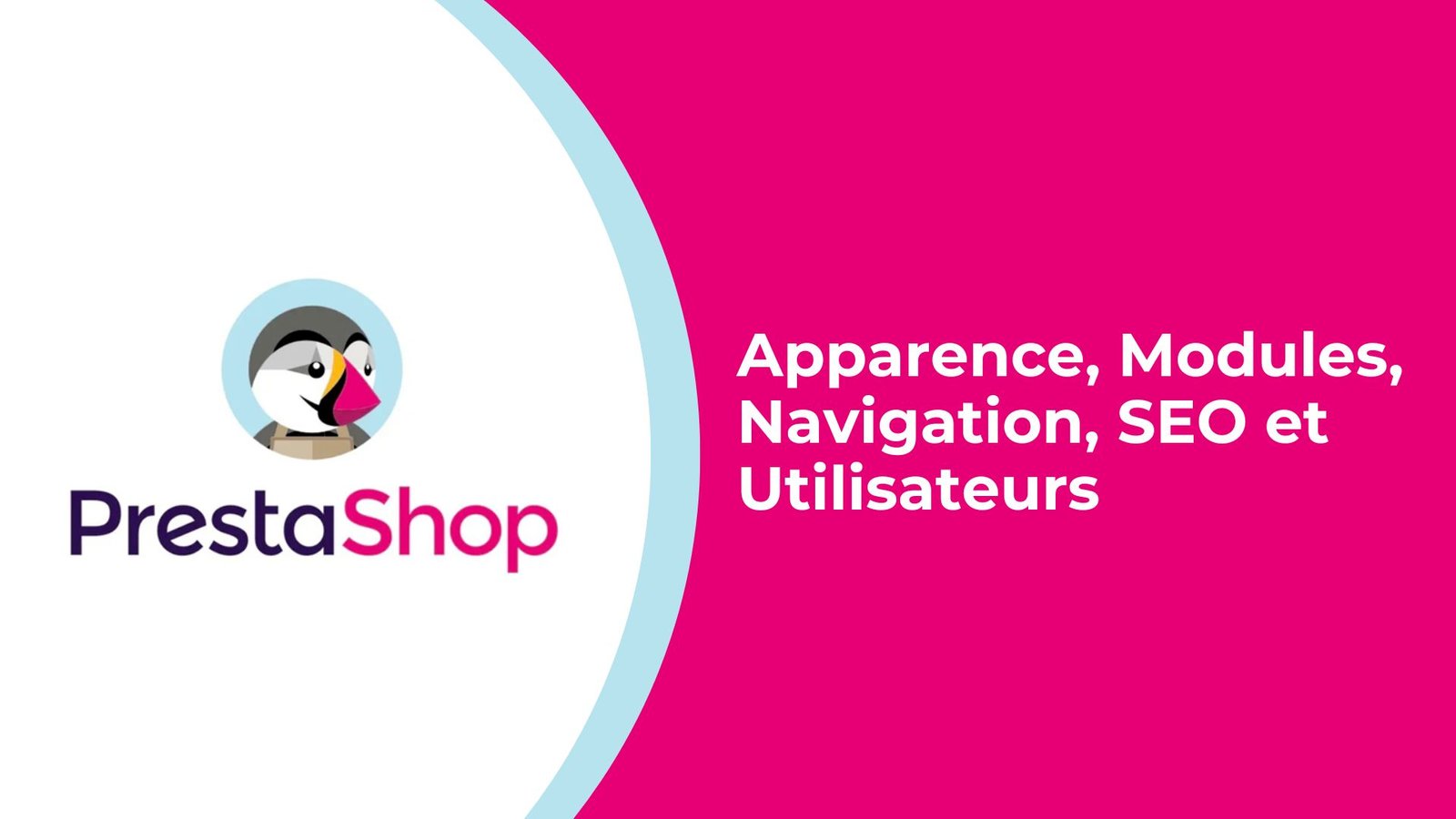PrestaShop 5 – Apparence, Modules, Navigation, SEO et Utilisateurs