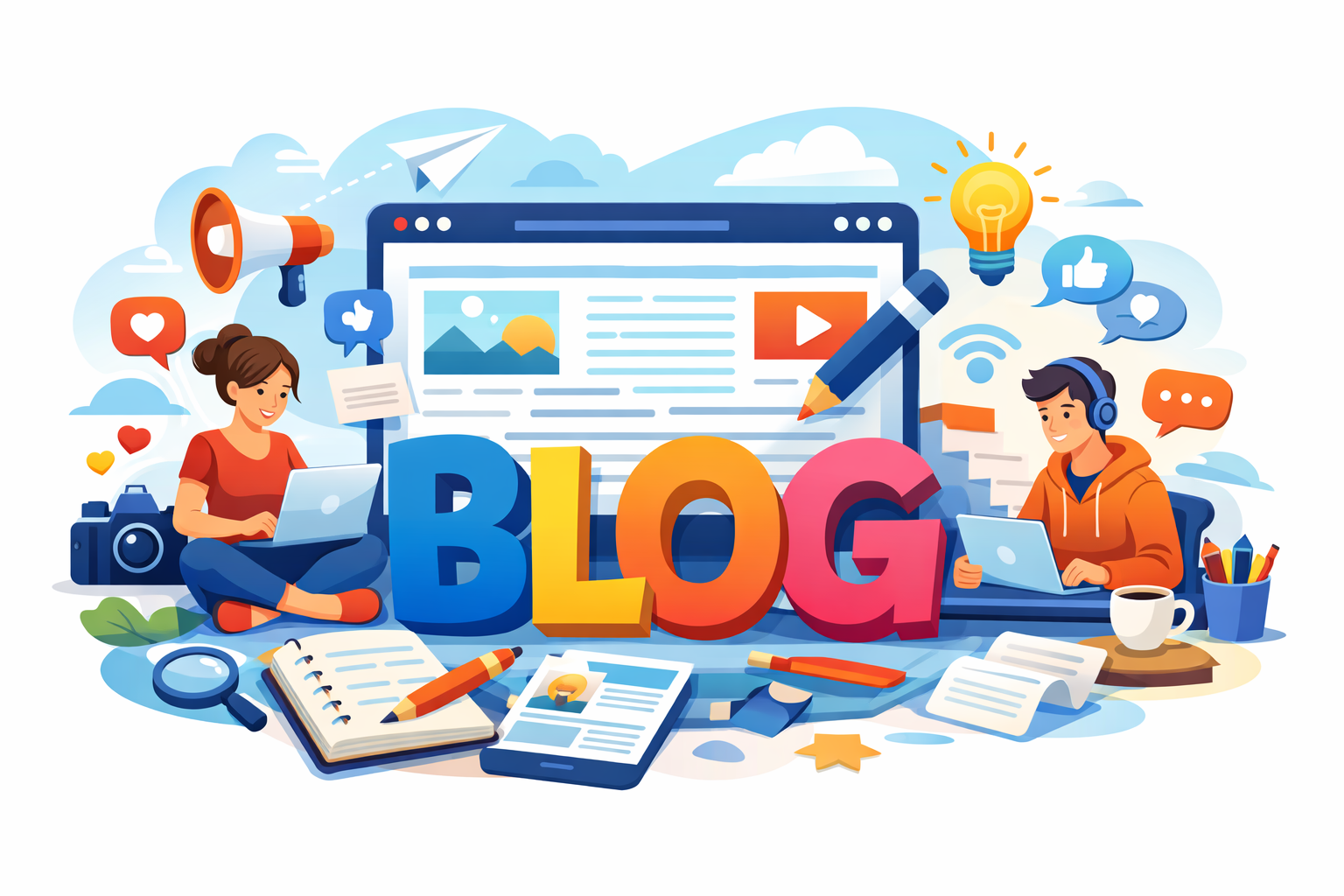 Créer et rédiger sur un blog